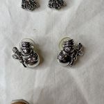 6 Pairs Vintage Christmas Ear Stud Earrings Santa Xmas Piercing Jewelry Gift Photo 5
