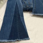 sts blue  Denim Jeans 24 Scarlett Kick Flare High Rise Distressed Raw Hem 2-tone Photo 8