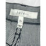 Joie $228  Womens White & Black Lines Pants Crop Skinny Fit Denim Pants Size 30 Photo 4