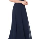 Bill Levkoff NWOT  Women’s Navy Long Formal Dress Size 12 Photo 0