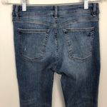 DL1961  Mara Instasculpt Straight Ankle Jeans Destroyed Raw Fringe Hem Photo 5
