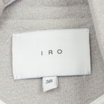 IRO Curty Virgin Wool Moto Style Blazer Jacket Size 38 Photo 5