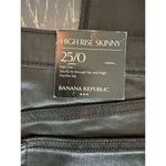 Banana Republic Women's High Rise Skinny Coated Jeans Black Size 0 Photo 5