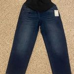 a glow Maternity a-glow crop jeans dark wash size small Photo 1
