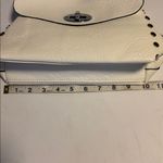 JAIME BRAND FROM THE UK.. NEW WHITE FAUX LEATHER HANDBAG SILVER ACCENTS/STUDS Photo 12