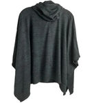 Athleta  Women's Gray Hooded Poncho Sweatshirt Pullover Size S Photo 10