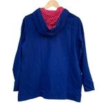 Quacker Factory Quaker Factory Navy Blue full zip sweatshirt rhinestone zipper size large Photo 1