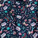 SheIn Christmas Candy Cane Cropped Long Sleeve L Photo 4