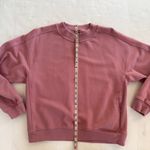 Lululemon crewneck Sweatshirt Women Chill On Pullover Pink / Quick Sand sz 8 Photo 10