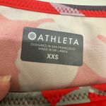 Athleta | NWT Waimea Red Floral Rush Guard Long Sleeve Twist Crop Swim Top, XXS Photo 5