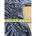 Adrianna Papell  Beaded Gown Ruched Waist Elbow Sleeve Mother Of The Bride FLAW Photo 8