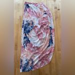 Abbeline  Tropical Print Wrap Maxi Skirt Photo 1