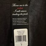 Greyson NWT Women’s Scarlett Golf Polo Dark Grey Medium Gray Photo 4