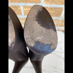 Saint Laurent Brown Ysl Aliama Lizard Embossed Suede Heels Pumps Size 39… Brown Photo 6