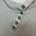 PURNELL hooded Sweater Tunic Size L Gray Size L Photo 2