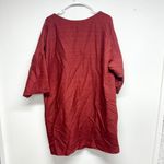KAAREM Women Phoenix 3/4 Sleeve Boatneck Silk Mini Dress Size Small Red Photo 3