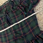 J.Crew Tie-neck tiered dress in Black Watch tartan size XS Photo 3
