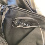 JLux Label Black Xenia Faux Leather Bodysuit, Small Photo 4