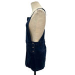 Free People  Corduroy Overall Mini‎ Dress Navy Blue Size 4 Photo 5