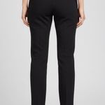 Kate Spade NWOT New York Side Zip Ankle Ponte Pants Size 4 Black Stretch Photo 2