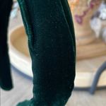Velvet Green Padded Top Knot Headband Photo 2