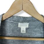 Caslon Open Front Longline Cardigan in Heather Grey Photo 7