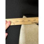 J Brand J‎ Brand Black Long Sleeve Zip Sleeve Dress Merino Blend Leather Trim Size Small Photo 5