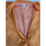  Women's Mandarin Collar Lightweight Blazer Chicos 0 US 4 Tangerine Photo 8