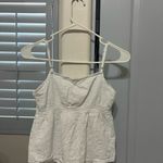 Brandy Melville White Eyelet Camisole Top Photo 2