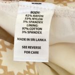 Spartina 449  Brown & Cream Maren Pull-On Printed Pant - size XL Photo 4