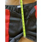 Lovers + Friends Johnny Joggers Black and Fire Red Lace Up Sporty Pants Sz Small Photo 10