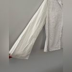 Star City VTG  Embroidered Floral Button Up Blouse Long Sleeve White Size S M Photo 1