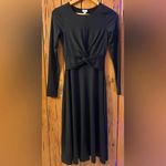 A New Day NWT Women's Long Sleeve Twist-Front Midi Dress - Large NWT Photo 3