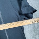 Logo by Lori Goldstein Dress Blue Midi Womens Medium Short Sleeve Tiered Casual‎ Photo 10