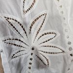 Hemant and Nandita  Lani Palm Mini Dress in White Photo 5