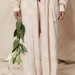 Missguided Cream Checkerboard Towelling Straight Leg Joggers Photo 0