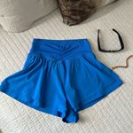 Aerie Offline real good high waisted blue flowy workout running shorts M Photo 1