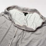 Tahari Cozy Soft Pajama Lounge Pants Gray Pink Striped Large Photo 3
