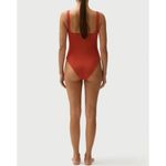 Free People NEW  Fella Swim Andre Full 1 Piece Bathing Suit Rose Pink NWT S Small Photo 8