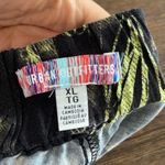 Urban Outfitters Dean Printed Cargo Pants Elastic Waist Baggie Green Black XL Photo 6