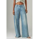 Lucky Brand  Palazzo/Culotte Jeans Women's Light Wash Wide‑Leg Denim 10/30 EUC Photo 12