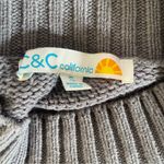 C&C California C&C California Gray Cable Knit Turtleneck Sweater Small Soft Cozy Fall Knit Photo 4