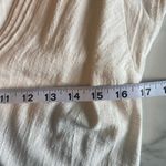 Madewell Women's Ruffle Sleeve White Wrap Mini Dress size XS Cottagecore Preppy Photo 9