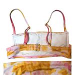 Aeropostale Orange White Tie-Dye Square-Neck Bikini Top S full tie dye bottom XS Photo 6