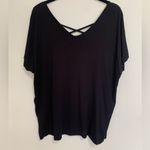 F&F  Low Shoulder, Criss Cross Strap Neckline, Women’s Top Size 8. NWOT Photo 2