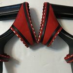 Antonio Melani Antonio Melanie red, black & white slip on shoes size 8.5 Photo 4