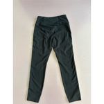 Reebok  Women's High-Rise Black Leggings‎ M with Logo Stripe down leg Photo 1