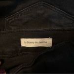 frame denim FRAME Le Skinny de Jeanne Raw Hem Mid-Ride Jeans size 27 Film Noir Black Photo 7