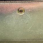 Fendi metallic gold baguette monogram card holder Photo 5