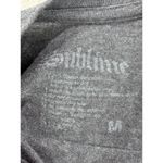 Sublime  Long Beach CA Sun Graphic Charcoal Gray T-Shirt Size M Photo 2